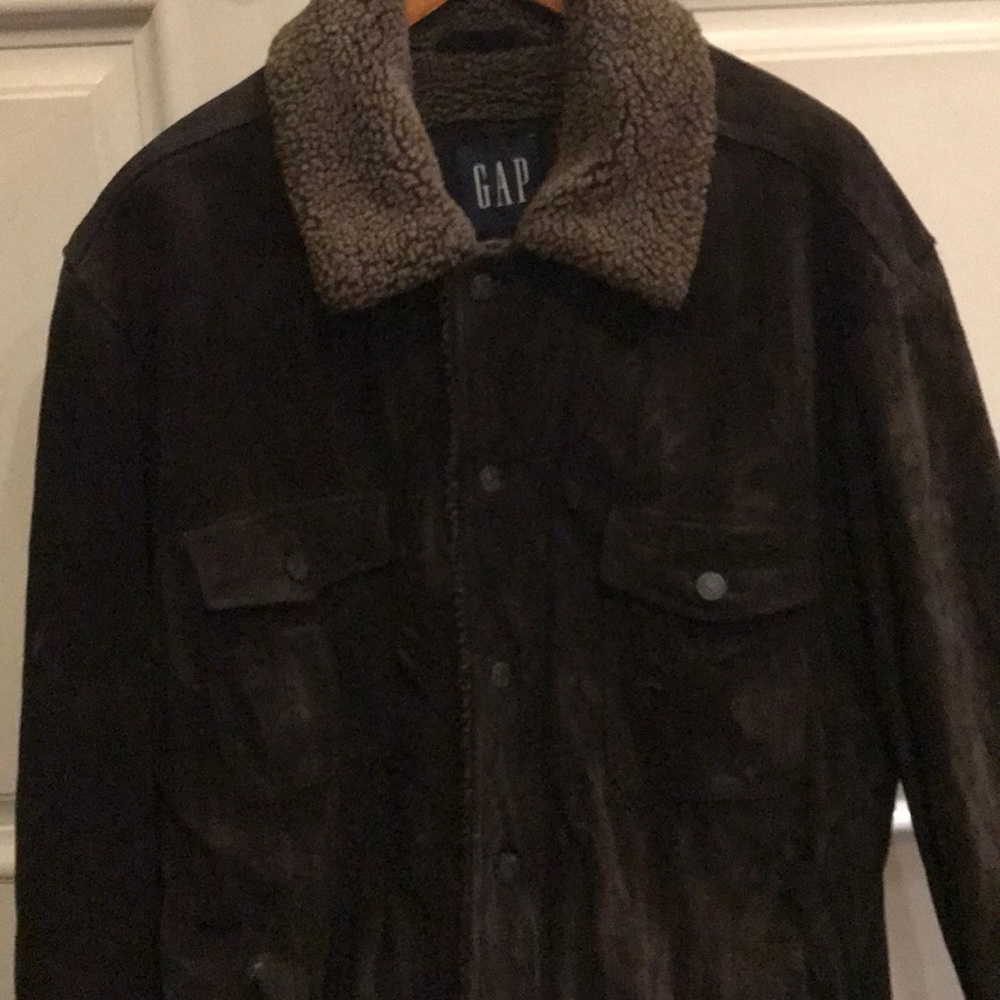 Chocolate Brown suede lined jacket